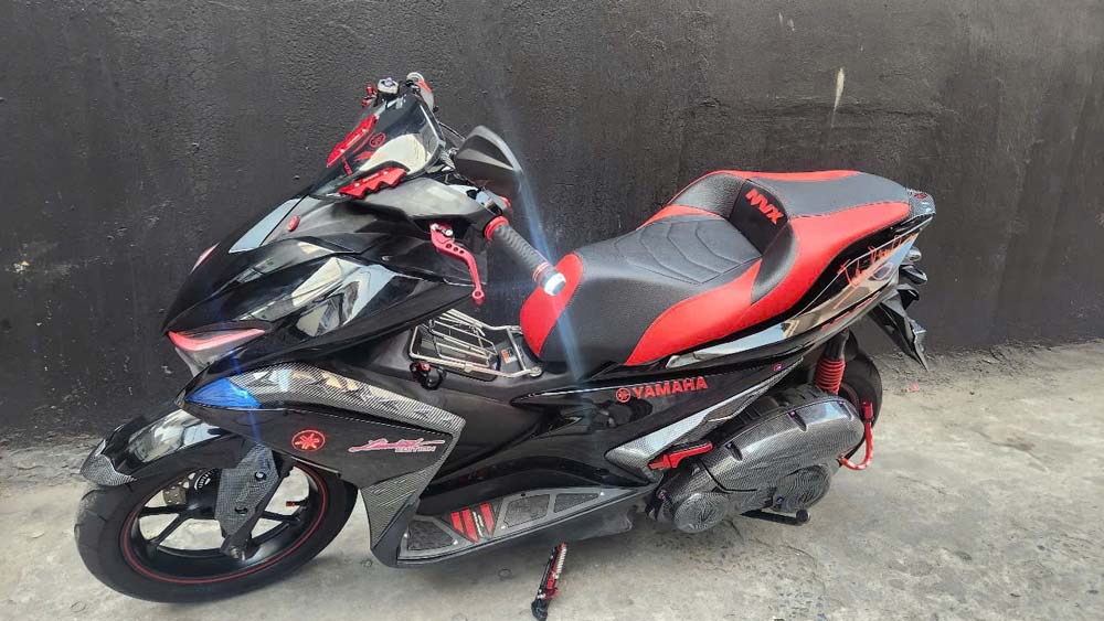 Yên Độ Yamaha NVX Thể Thao Đỏ Đen _ NVX-G12-RED
