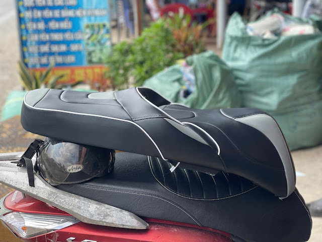 Yên xe độ sh thể thao êm ái & độc đáo _ SH-G08-GREY