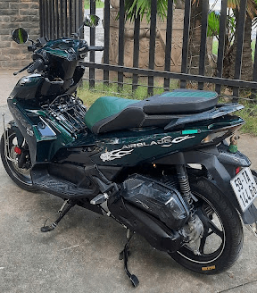 Yên xe tựa bật Airblade kiểu dáng mới đẳng cấp_ AB-TL03-GREEN