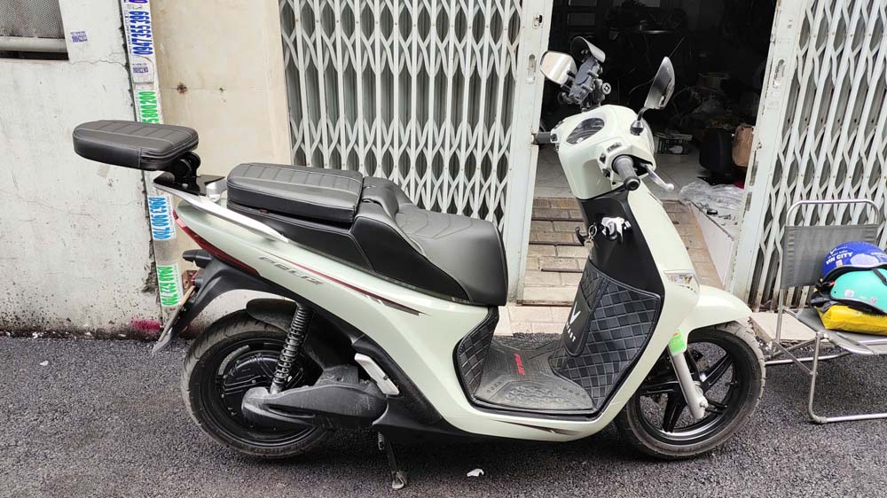 Yên Xe Tựa Lưng Cho VinFast Feliz _ Feliz_TL03_BLACK