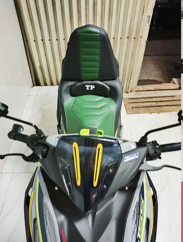 Yên Xe Tựa Lưng Cho Yamaha NVX –  Màu Xanh Rêu _ NVX-TL03-GREEN