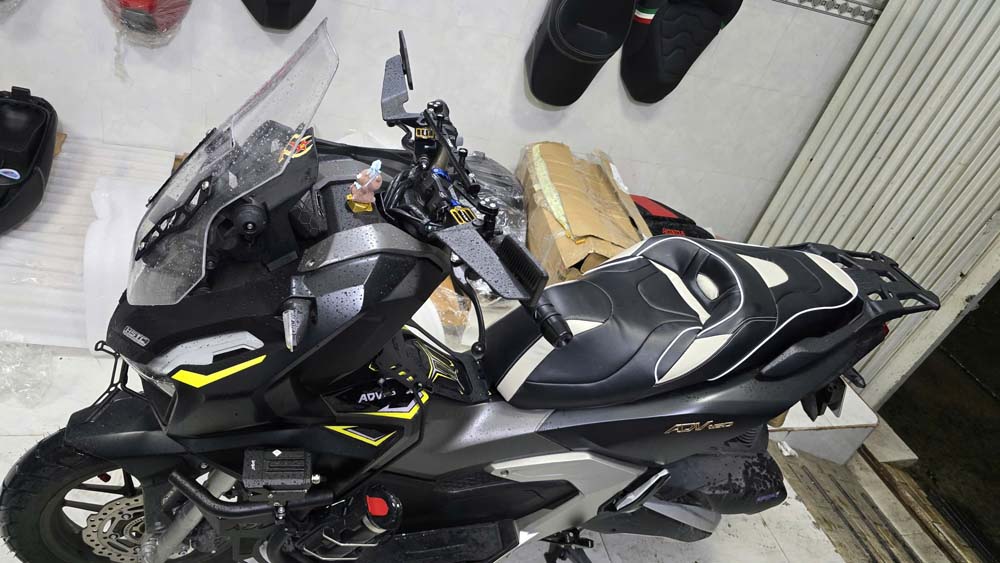 Yên xe ADV150/160/350 phong cách thể thao_ADV-G03-GREY