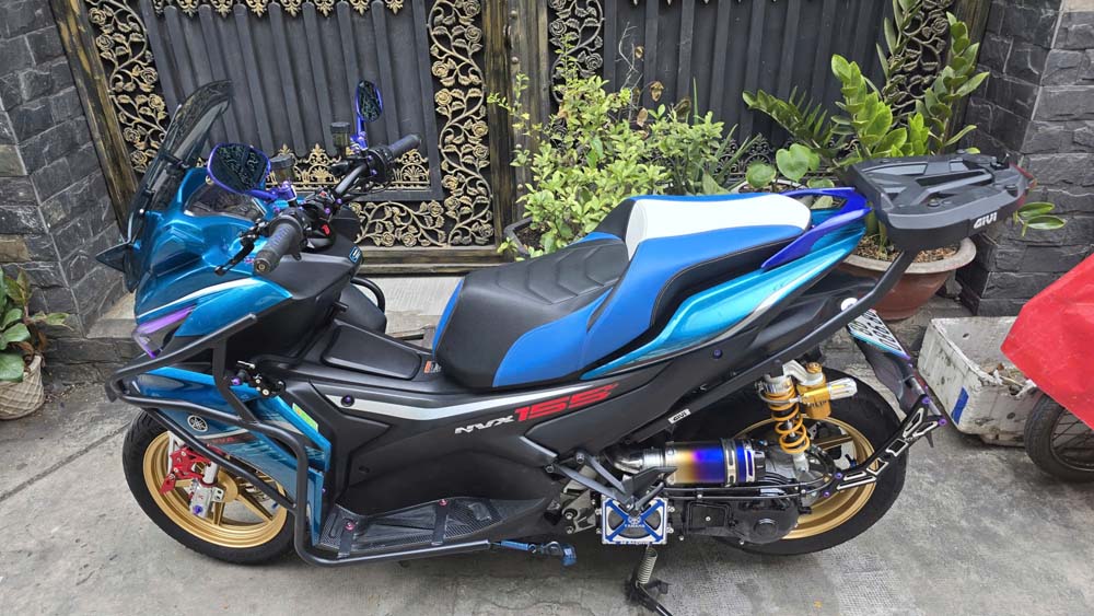 Yên Độ Yamaha NVX Cao Cấp Màu Đặc Biệt _ NVX-G12-BLUE