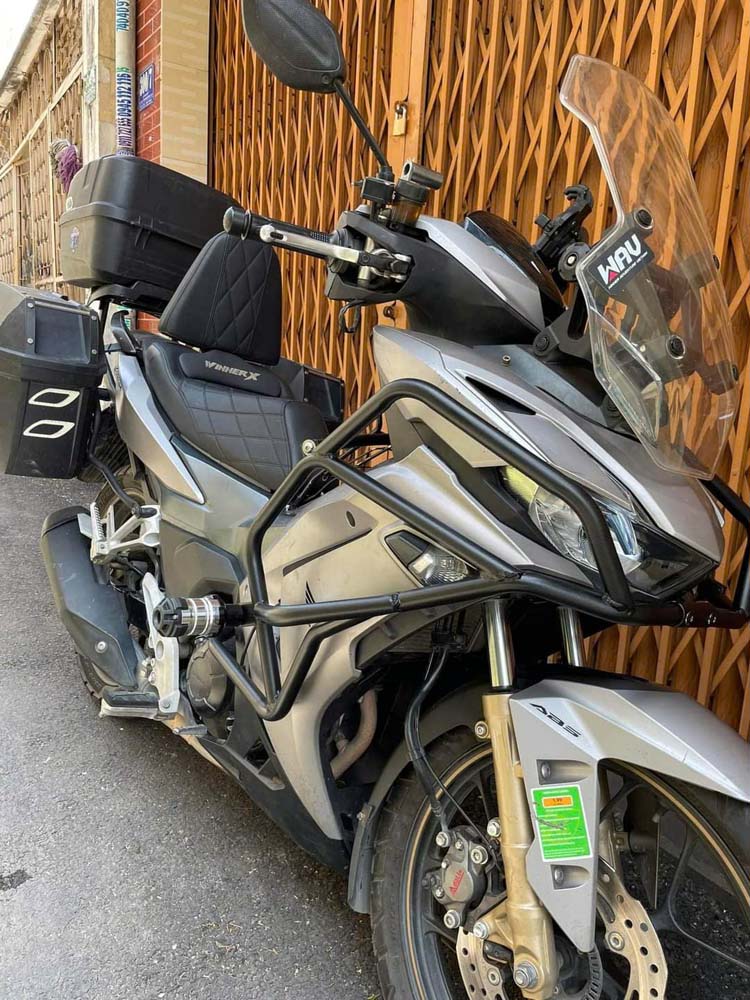 Yên Xe Tựa Bật Honda Winner X V1 - Màu Đen _WINNER-TL03-BLACK