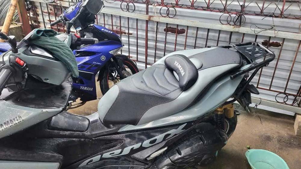 Yên Độ Yamaha NVX Cao Cấp Đen Xám _ NVX-G06-GREY