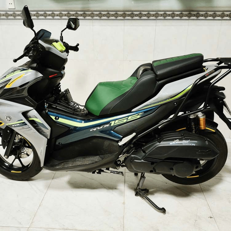 Yên Xe Tựa Lưng Cho Yamaha NVX –  Màu Xanh Rêu _ NVX-TL03-GREEN
