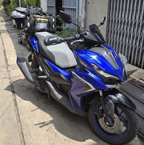 Yên Độ Yamaha NVX Cao Cấp Đen Xám _ NVX-G06-GREY