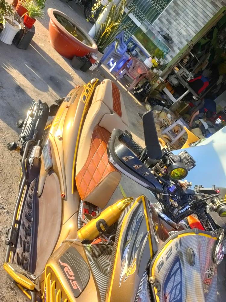 Yên Xe Tựa Lưng Cho Honda PCX - Màu Đặc Biệt _ PCX-TL03-GOLD