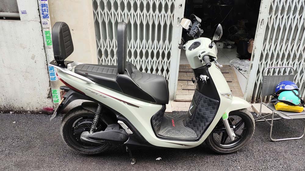 Yên Xe Tựa Lưng Cho VinFast Feliz _ Feliz_TL03_BLACK