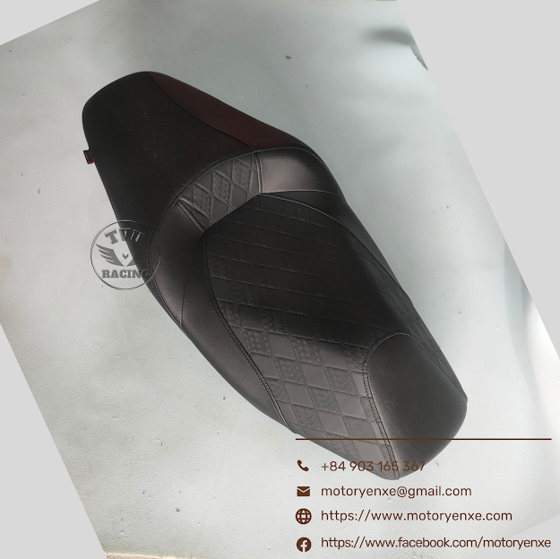 Yên xe vario gờ mông thể thao và êm ái _ VARIO-G04-BLACK