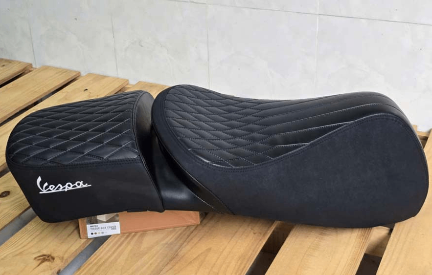 Yên Đôi Vespa Cao Cấp – Màu Đen Đặc Biệt _ VESPA-V12-BLACK2