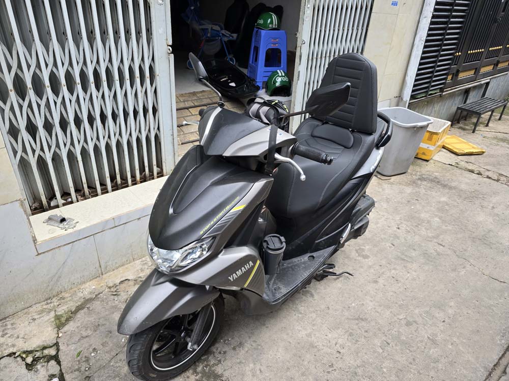 Yên Xe Tựa Lưng Cho Yamaha FreeGo S _ FreeGo-TL03-BLACK