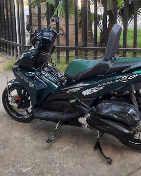 Yên xe tựa bật Airblade kiểu dáng mới đẳng cấp_ AB-TL03-GREEN
