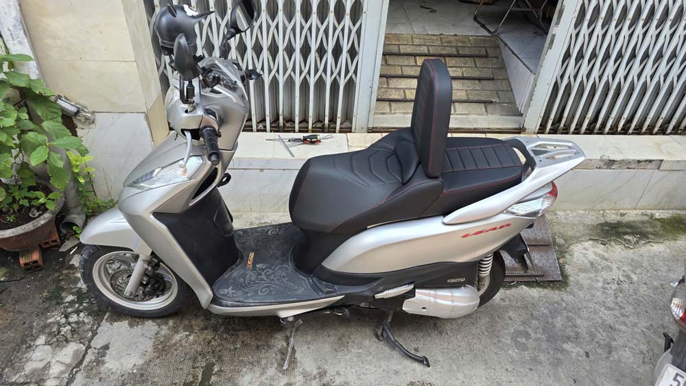 Yên xe tựa bật tiện lợi cho Honda Lead các đời _ LEAD-TL03-BLACK