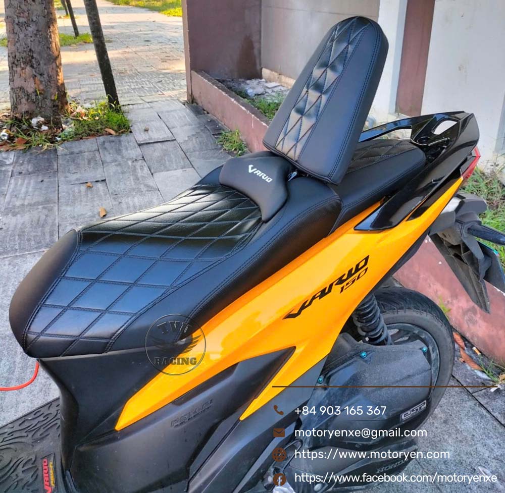 Yên xe tựa bật tiện ích cho vario150 125 160 _ VARIO-TL03-BLACK