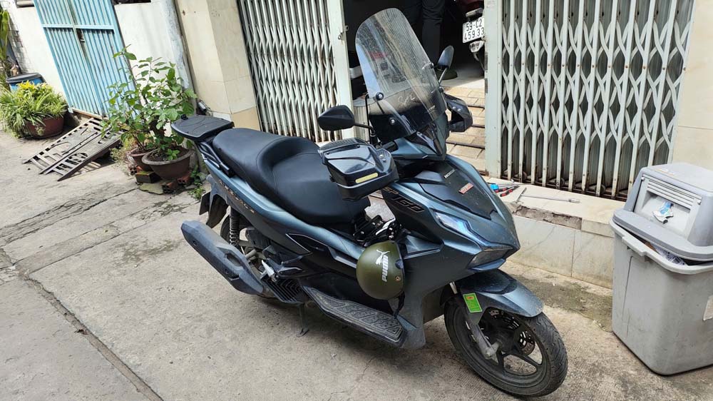 Yên xe độ air blade kiểu dáng đơn giản êm ái _ AB-G15-BLACK
