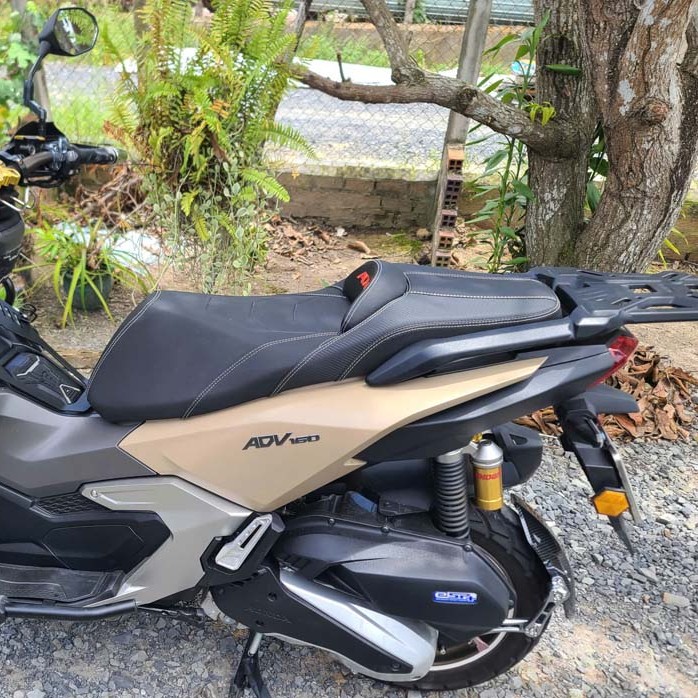 Yên xe ADV150/160/350 phong cách thể thao_ADV-G02-BLACK