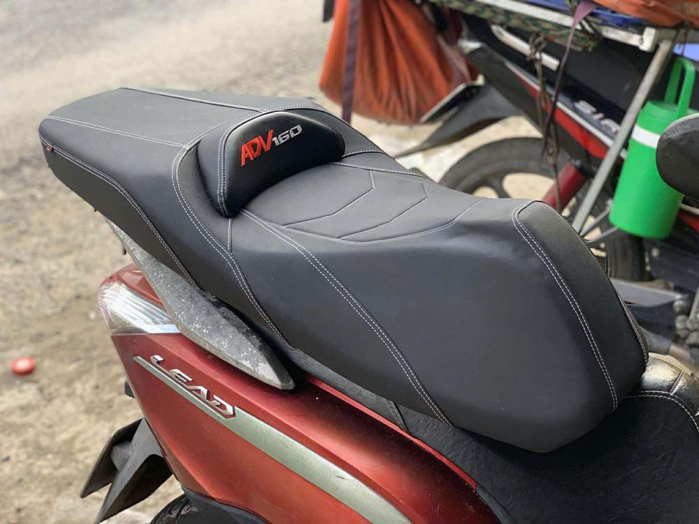 Yên xe ADV150/160/350 phong cách thể thao_ADV-G02-BLACK
