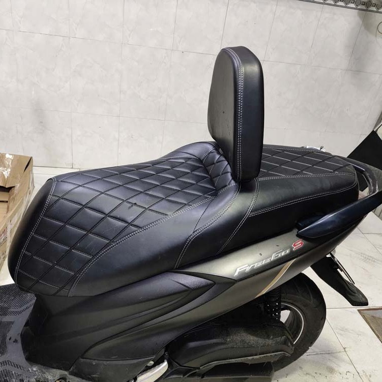 Yên Xe Tựa Lưng Tháo Rời Cho Yamaha FreeGo_Frego-TL02-BLACK