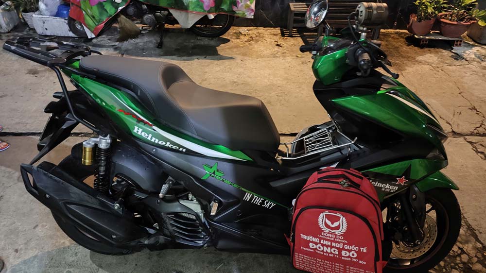 Yên Độ Yamaha NVX Thể Thao Đen _ NVX G15-BLACK