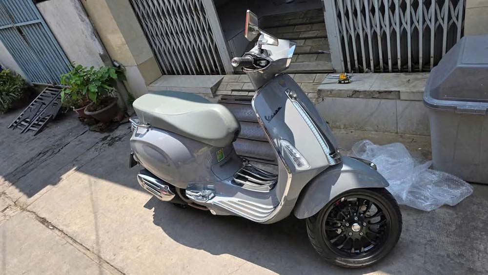 Yên 2 Tầng Vespa Cao Cấp - Phối màu theo yêu cầu _ VESPA-V13-BROWN