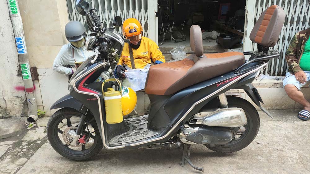 Yên Xe Tựa Tháo Rời Vision - Phối Nâu Đặc Biệt _ VISION-TL02-BROWN