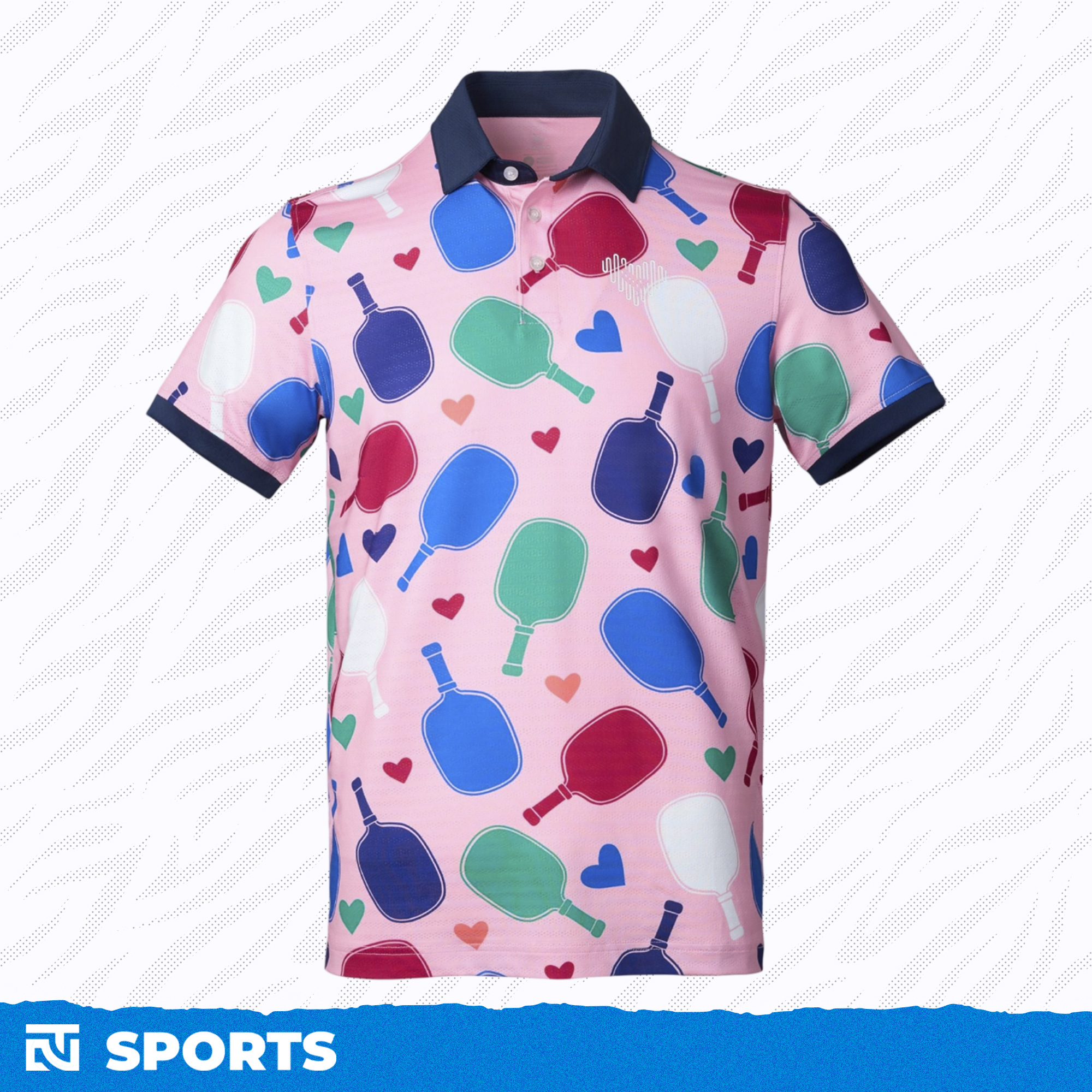 Áo Polo Pickleball Kamito Heart