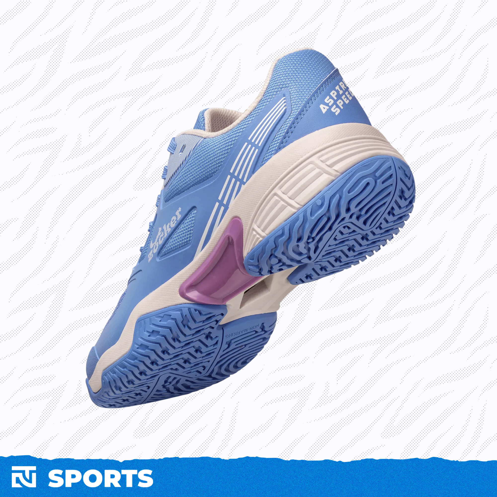 Giày Pickleball Zocker Aspire Speed - Xanh/Tím