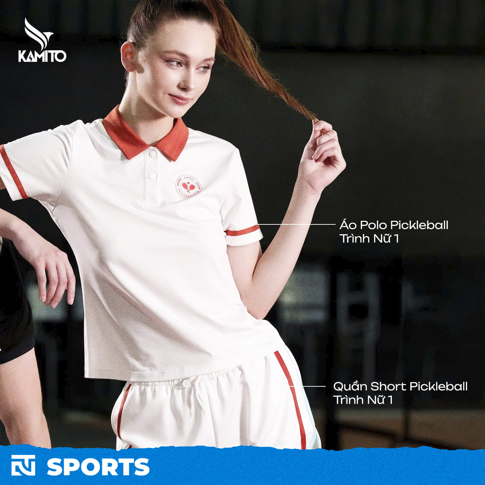 Áo Polo Pickleball Trình Nữ 1