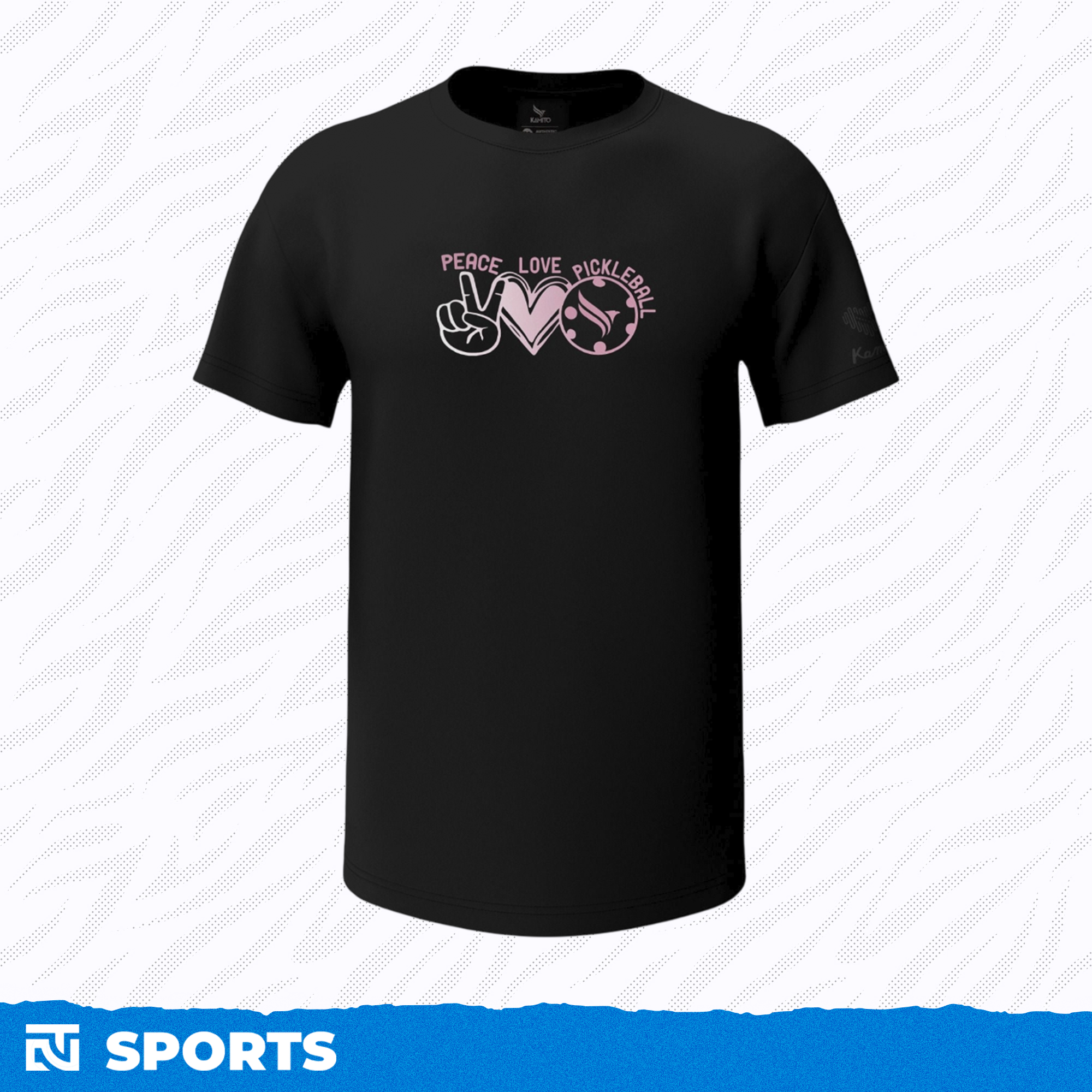 Áo T-Shirt Pickleball Kamito Peace Love