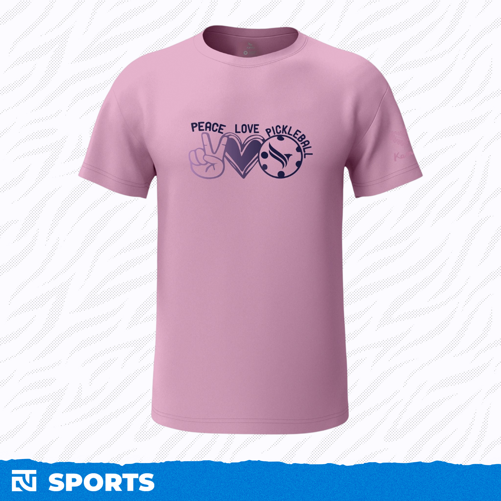 Áo T-Shirt Pickleball Kamito Peace Love