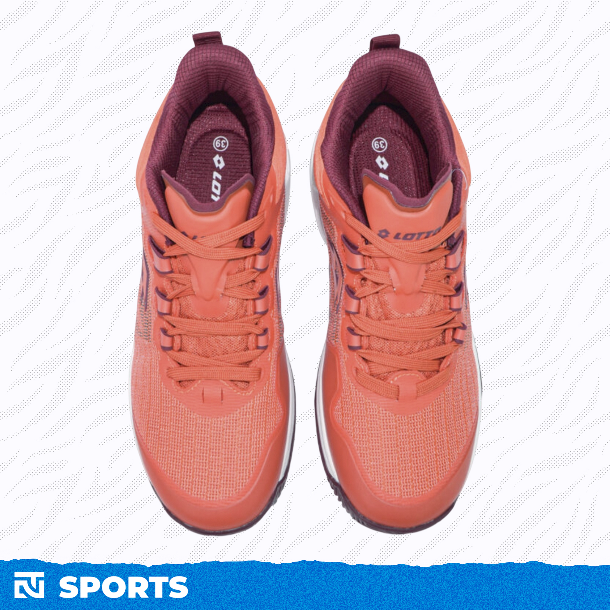 Giày Pickleball/Tennis Nam Lotto Eduardo ‘Red’