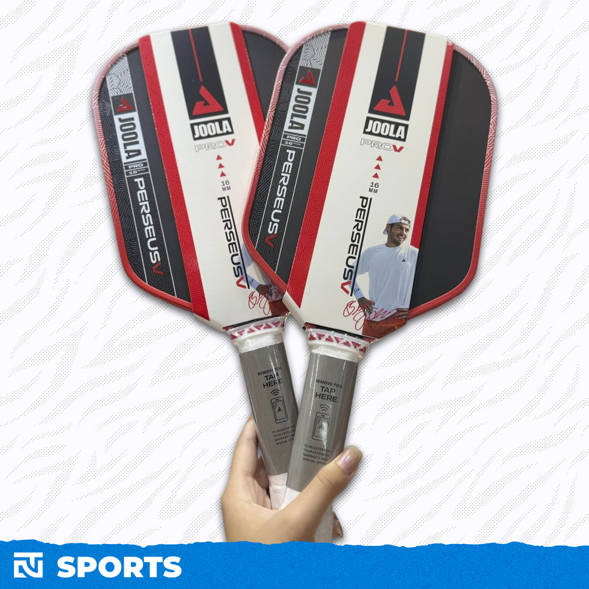 JOOLA Perseus Pro V Ben Johns – Blaze Red (14mm & 16mm)