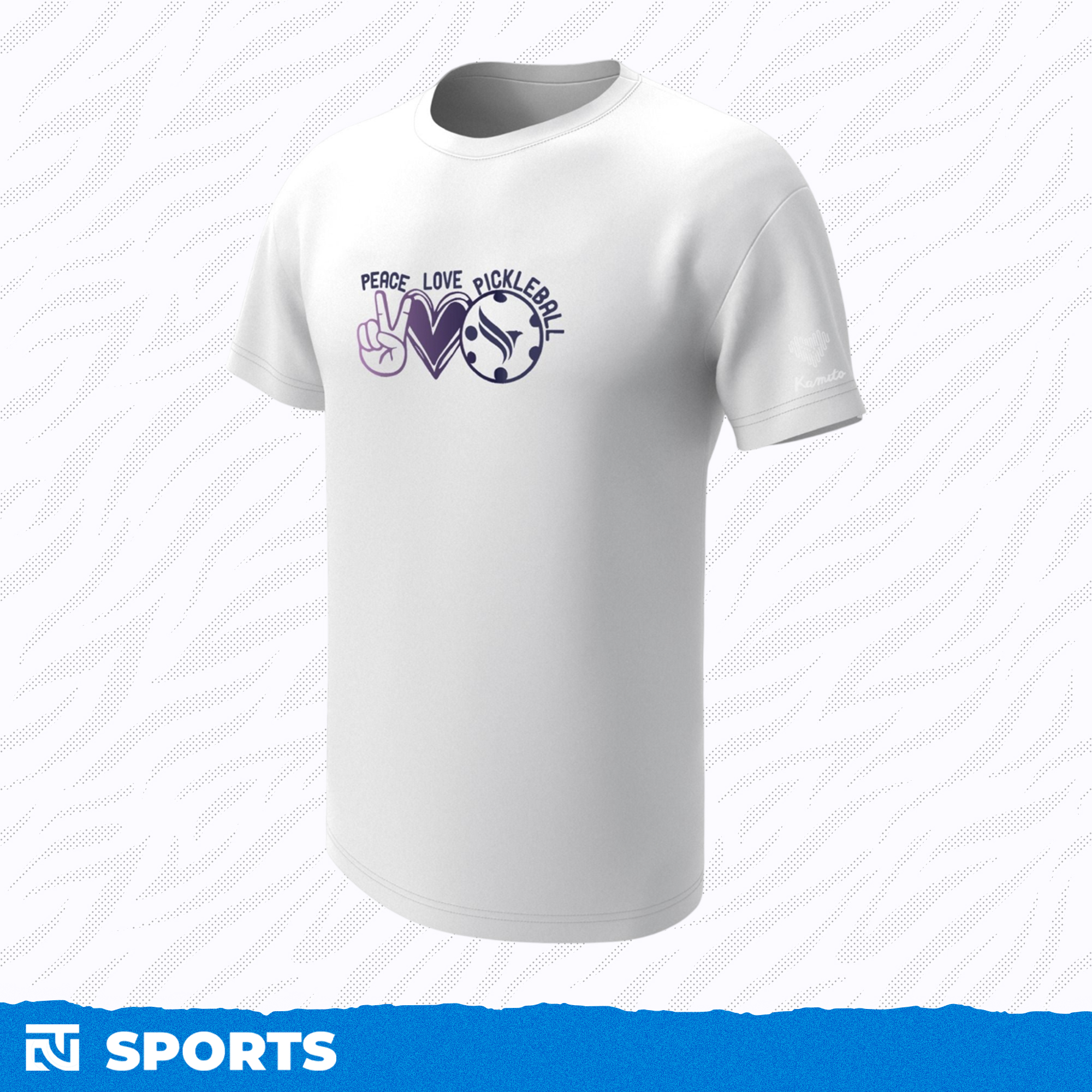 Áo T-Shirt Pickleball Kamito Peace Love