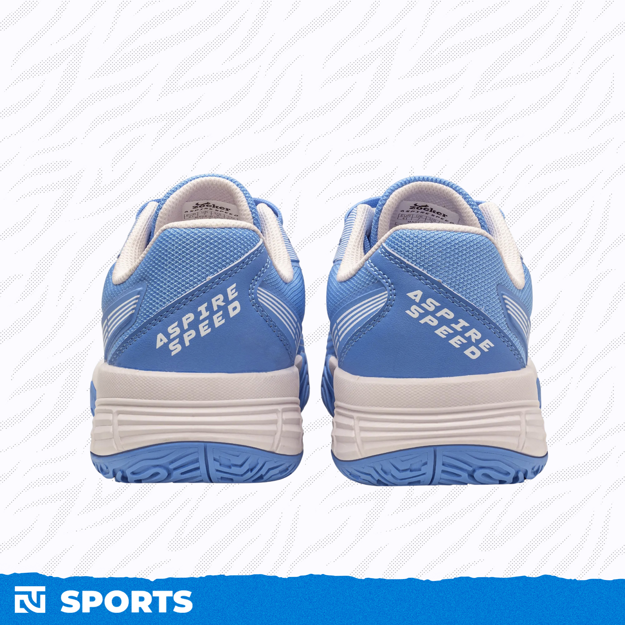 Giày Pickleball Zocker Aspire Speed - Xanh/Tím