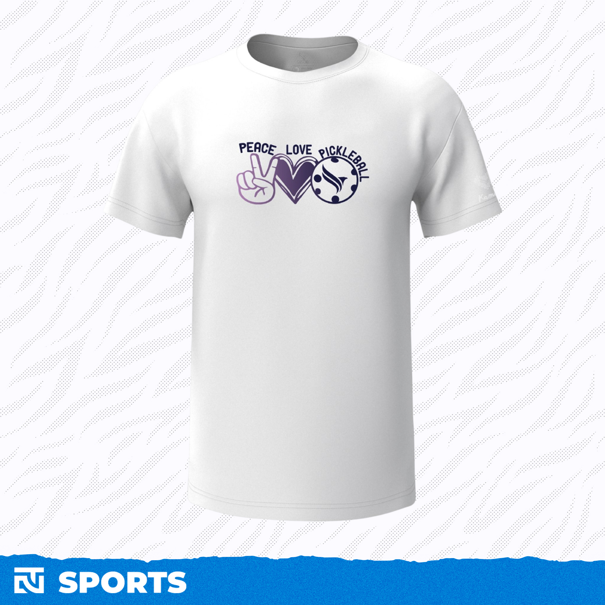 Áo T-Shirt Pickleball Kamito Peace Love