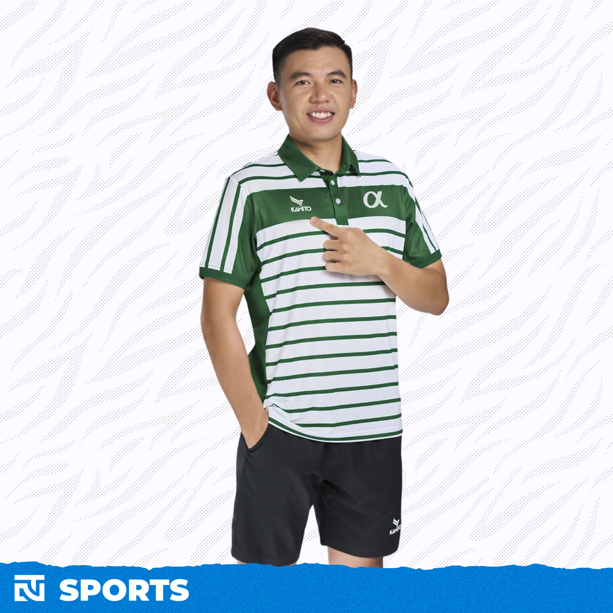Áo Polo Pickleball Kamito Alpha V1