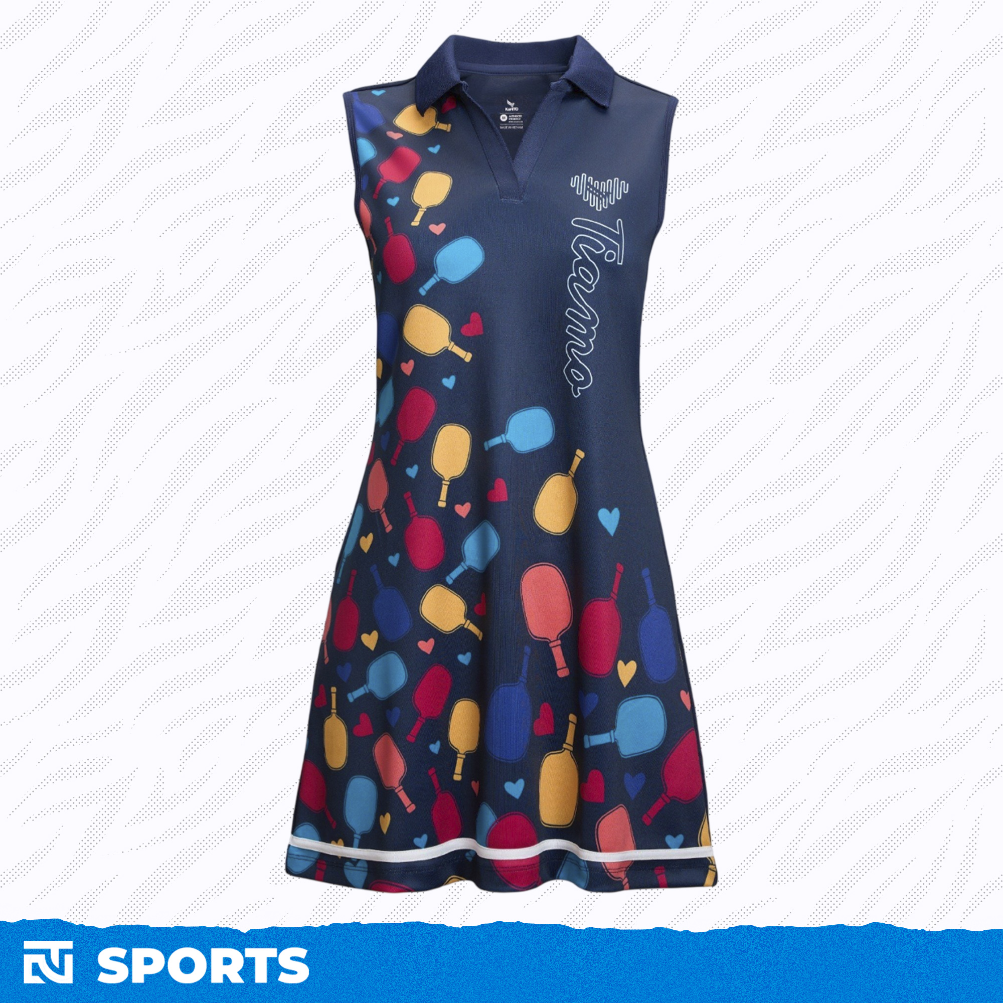 Váy Polo Pickleball Kamito Heart