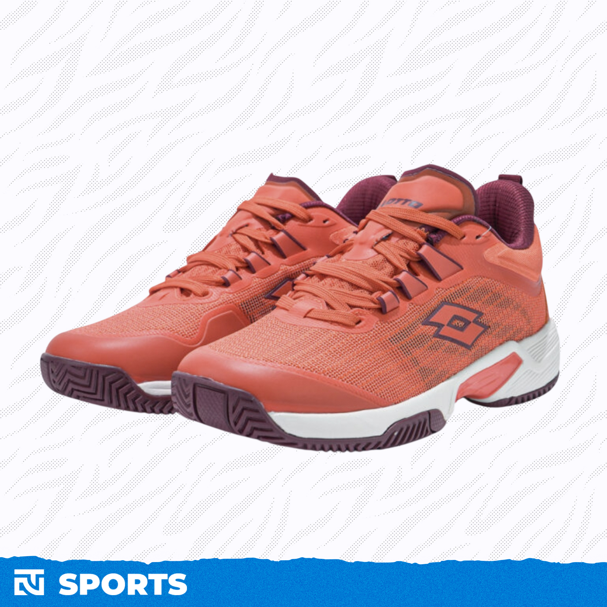 Giày Pickleball/Tennis Nam Lotto Eduardo ‘Red’