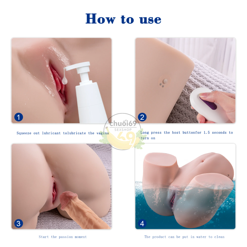 Siêu Búp Bê Hông Đùi Gina Ultimate Auto-Thrust - Thụt Đẩy & Co Bóp