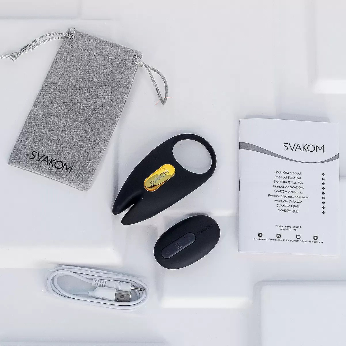 Vòng Đeo Dương Vật Svakom Winni 2 Pin Sạc Chuẩn USA