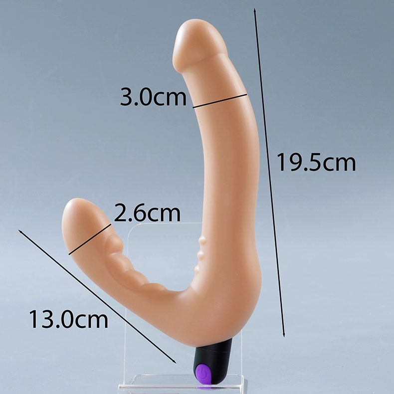 IJOY Strapless 2 Đầu Rung Cực Mạnh Silicone Mềm Mịn