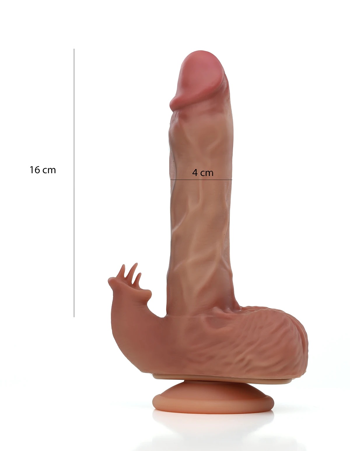 YEAIN Tarzan 3 Dildo Rung Thụt Tỏa Nhiệt Kết Hợp Điều Khiển Từ Xa