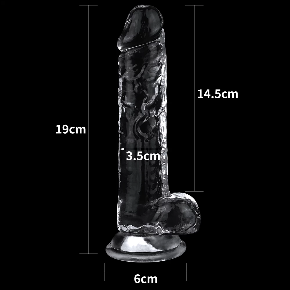 Lovetoy Flawless Clear 7.5 Inch Trong Suốt Độc Đáo