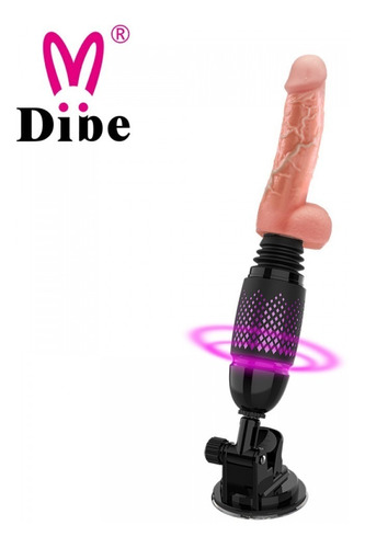 Dương Vật Giả Tự Động Rung Thụt Siêu Mạnh - Sưởi Ấm - Điều Khiển Từ Xa - Dán Tường - Dibe