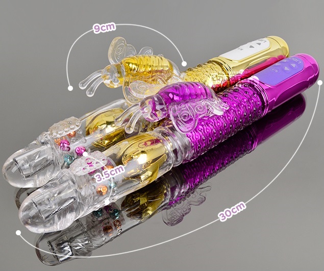 Dương Vật Giả Đa Năng Rung , Thụt , Ngoáy , Sạc Pin - Libo
