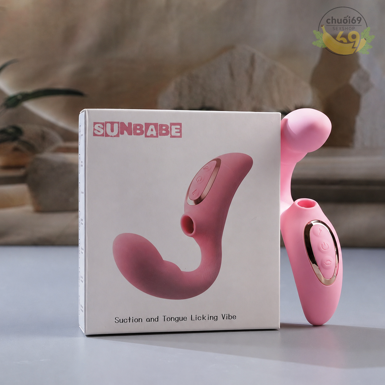 Loving World Suction And Tongue Máy Rung Điểm G Kết Hợp Lưỡi Liếm