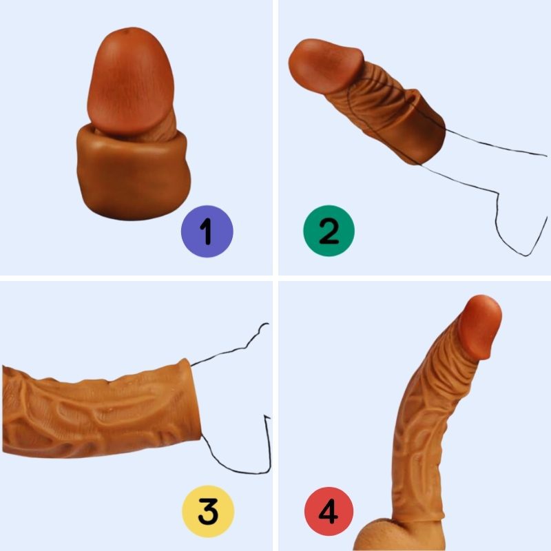 Bao Cao Su Đôn Dên Gân Trơn Top Notch Size Lớn