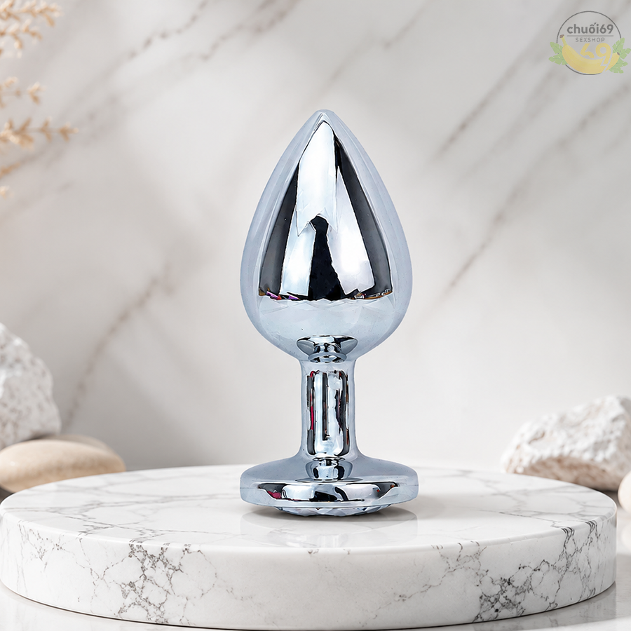 Đồ Chơi Kích Hậu Inox Pha Lê Cao Cấp
