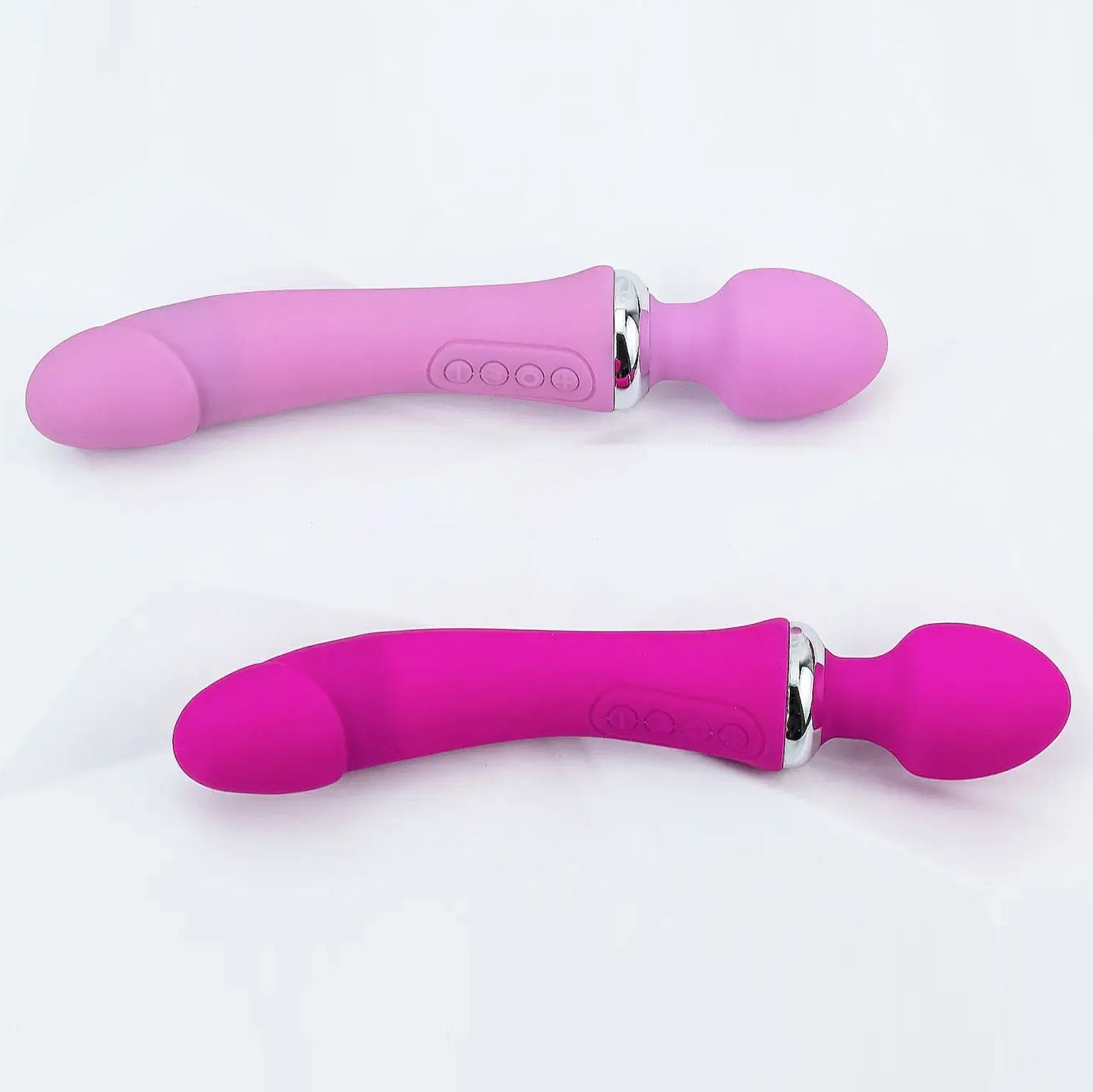 Máy Massage Điểm G Double End Rung 2 Đầu Ấm Nóng Pin Sạc